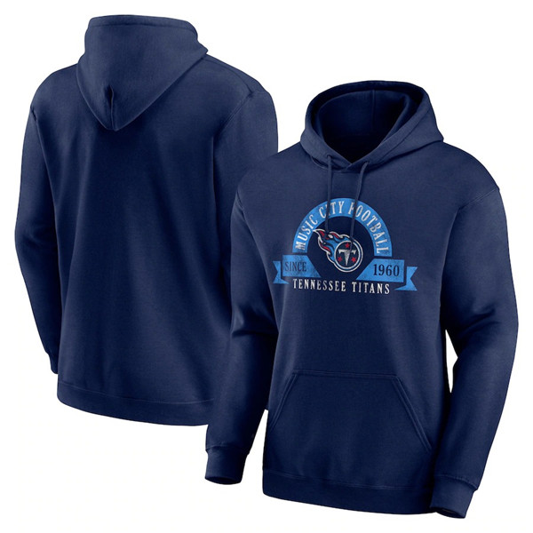 Men's Tennessee Titans Blue Pullover Hoodie